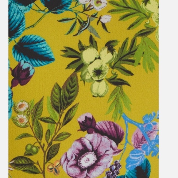 ELIZA J NWOT Floral Color Block MIDI Dress with Bell Sleeves Sz 4 Romantic Boho - Picture 7 of 16